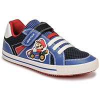 Schuhe Jungen Sneaker Low Geox J ALONISSO BOY Blau / Rot