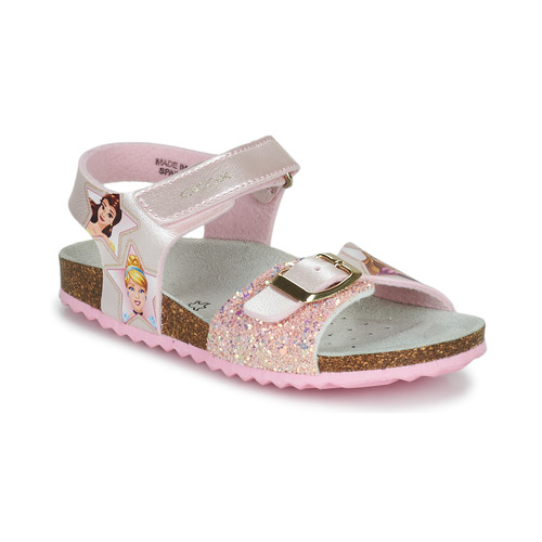 Schuhe Mädchen Sandalen / Sandaletten Geox J ADRIEL GIRL Rosa