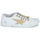 Schuhe Damen Sneaker Low Le Temps des Cerises BASIC 02 Weiss / Gold