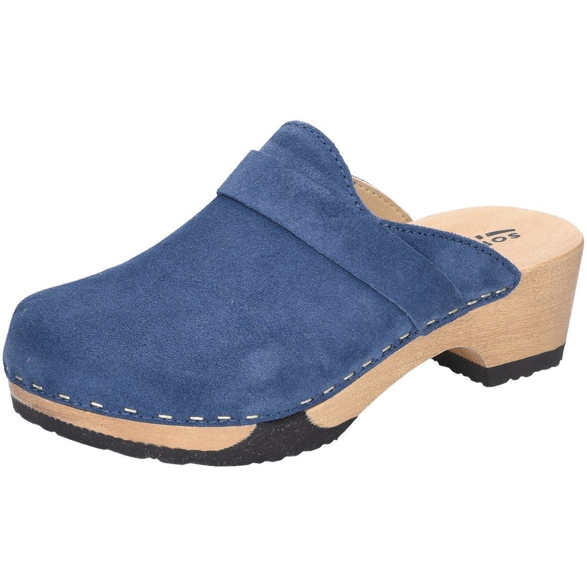 Schuhe Damen Pantoletten / Clogs Softclox Pantoletten Tamina jeans S334534 Blau