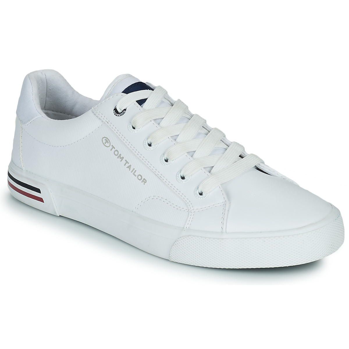 Schuhe Herren Sneaker Low Tom Tailor 3283201 Weiss