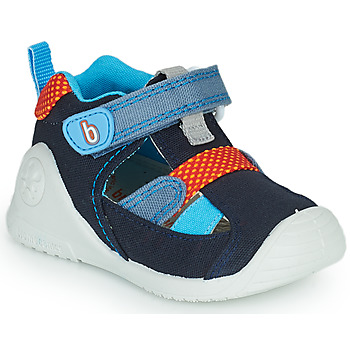 Schuhe Jungen Sandalen / Sandaletten Biomecanics ANDREA Blau