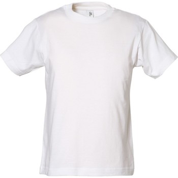 Kleidung Jungen T-Shirts Tee Jays TJ1100B Weiss