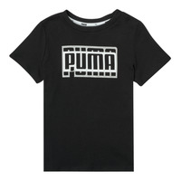 Kleidung Mädchen T-Shirts Puma ALPHA TEE Schwarz