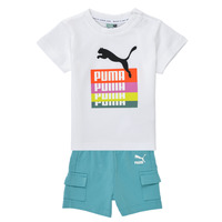 Kleidung Kinder Kleider & Outfits Puma MINICATS PRIME SHORT SET Multicolor
