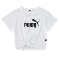 Kleidung Mädchen T-Shirts Puma ESS LOGO KNOTTED TEE Rosa