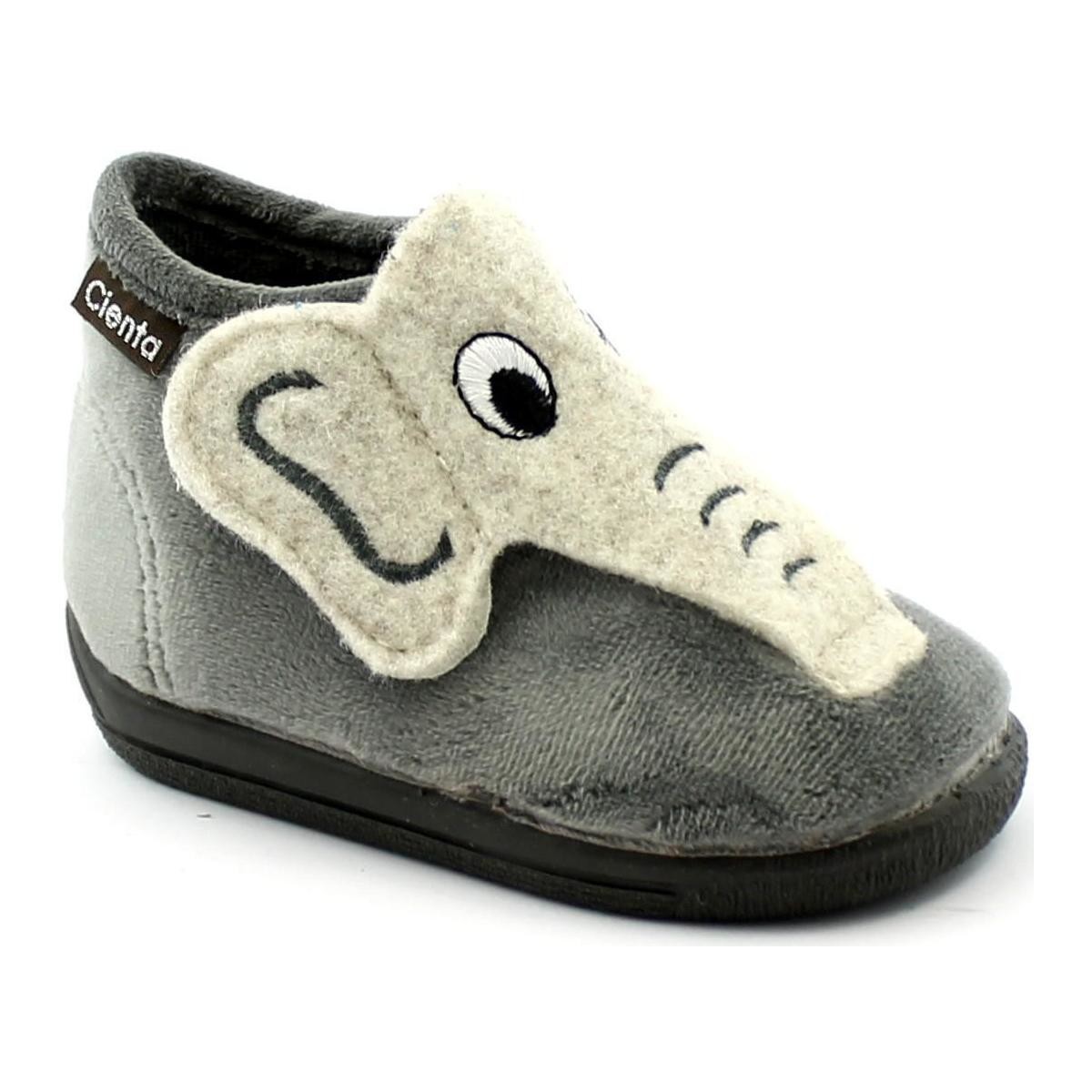 Schuhe Kinder Hausschuhe Cienta CIE-CCC-132045-24 Grau