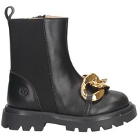 Schuhe Mädchen Low Boots Florens J35681-4 Stiefel Kind SCHWARZES GOLD SCHWARZES GOLD