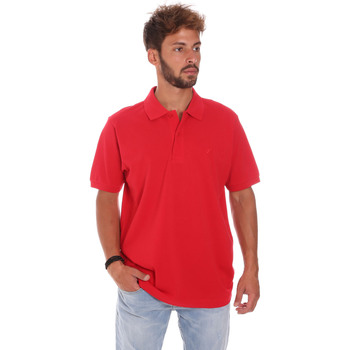 Kleidung Herren T-Shirts & Poloshirts Key Up 2800Q 0001 Rot