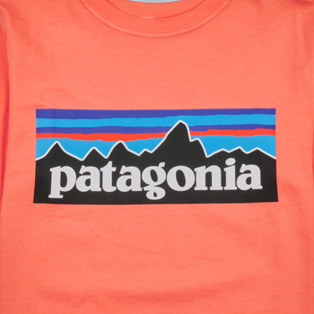 Patagonia BOYS LOGO T-SHIRT Korallenrot