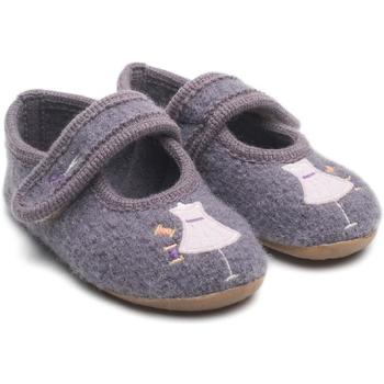 Schuhe Kinder Hausschuhe Haflinger 48500505 Violett
