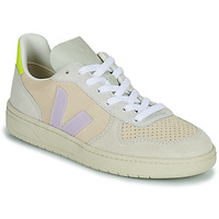 Schuhe Damen Sneaker Low Veja V-10 Weiss / Parma