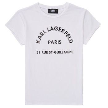 Kleidung Mädchen T-Shirts Karl Lagerfeld UNIFOMISE Weiss