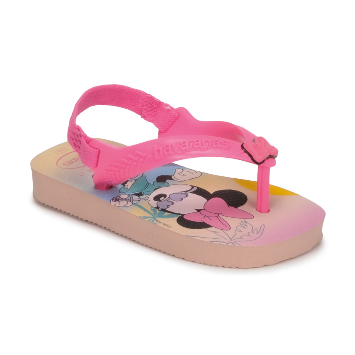 Schuhe Mädchen Zehensandalen Havaianas BABY DISNEY CLASSICS II Rosa