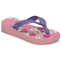 Schuhe Mädchen Zehensandalen Havaianas KIDS FLORES Rosa / Violett