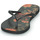 Schuhe Damen Zehensandalen Havaianas SLIM ORGANIC Schwarz / Orange