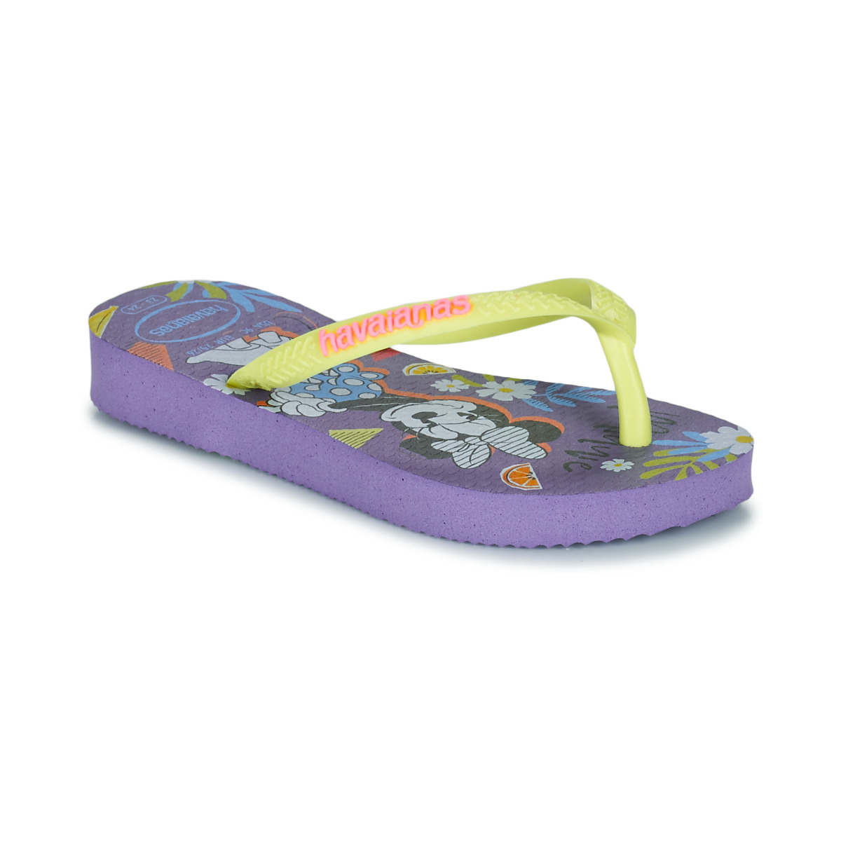 Schuhe Mädchen Zehensandalen Havaianas KIDS DISNEY COOL Violett