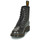 Schuhe Damen Boots Dr. Martens 1460 Gunmetal Wild Croc Emboss Schwarz