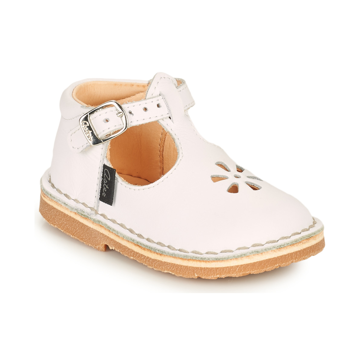 Schuhe Kinder Sandalen / Sandaletten Aster BIMBO Weiss