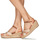 Schuhe Damen Sandalen / Sandaletten Tommy Hilfiger Tommy Webbing Low Wedge Sandal Beige