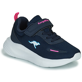 Schuhe Mädchen Sneaker Low Kangaroos K-FT Maze EV Marine / Rosa