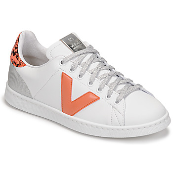 Schuhe Damen Sneaker Low Victoria 1125282NARANJA Weiss / Orange