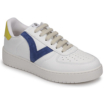 Schuhe Damen Sneaker Low Victoria 1258201AZUL Weiss / Blau / Gelb