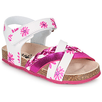 Schuhe Mädchen Sandalen / Sandaletten Mod'8 KOENIA Weiss / Rosa