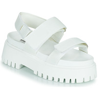 Schuhe Damen Sandalen / Sandaletten Bronx Groovy-sandal Weiss