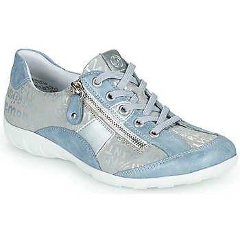Schuhe Damen Sneaker Low Remonte Dorndorf ODENSE Blau / Silbern