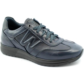 Schuhe Herren Sneaker Low Melluso MEL-I21-U16116A-BL Blau