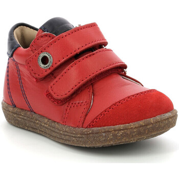 Schuhe Jungen Sneaker High Aster Washan Rot