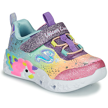 Schuhe Mädchen Sneaker Low Skechers UNICORN STORM Multicolor