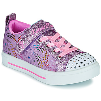 Schuhe Mädchen Sneaker Low Skechers SPARKLE RAYZ Violett / Rosa