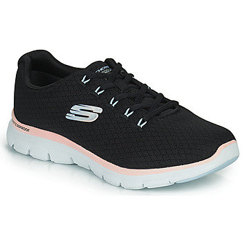 Schuhe Damen Sneaker Low Skechers FLEX APPEAL 4.0 Schwarz