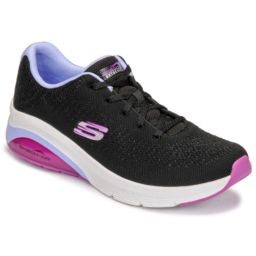 Schuhe Damen Sneaker Low Skechers SKECH-AIR EXTREME 2.0 Schwarz / Violett