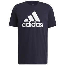 Kleidung Herren T-Shirts adidas Originals Essentials Big Logo Tee Marine
