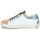 Schuhe Damen Sneaker Low Meline NKC166 Weiss / Rosa / Blau