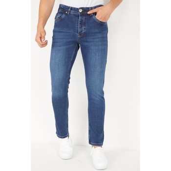 Kleidung Herren Slim Fit Jeans True Rise Jeans Hosen Regular Blau