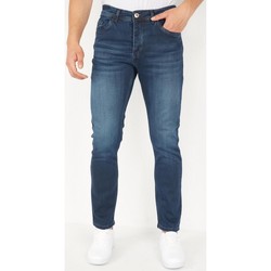 Kleidung Herren Slim Fit Jeans True Rise Stretch Jeans Regular Blau