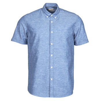 Kleidung Herren Kurzärmelige Hemden Esprit COO co/lin ssl Blau