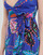 Kleidung Damen Kurze Kleider Desigual VEST_ALANA Blau / Multicolor