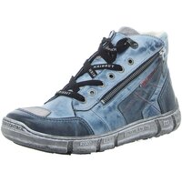 Schuhe Damen Sneaker High Krisbut 6632-3 BSF blau