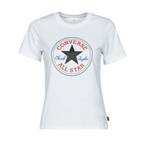 Kleidung Damen T-Shirts Converse Chuck Patch Classic Tee Weiss