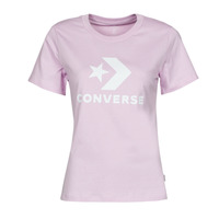 Kleidung Damen T-Shirts Converse Star Chevron Center Front Tee Blau / ecossais