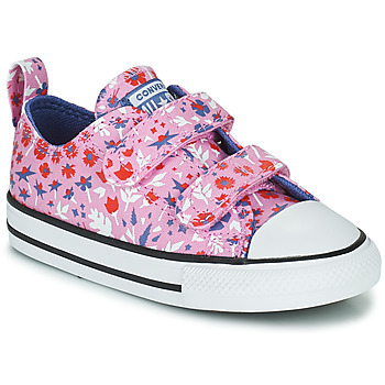 Schuhe Mädchen Sneaker Low Converse Chuck Taylor All Star 2V Paper Floral Ox Rosa / Multicolor