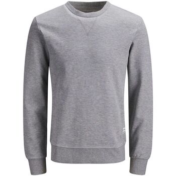 Kleidung Herren Sweatshirts Jack & Jones 12181903 CREW NECK-LIGHT GREY MELANGE Grau