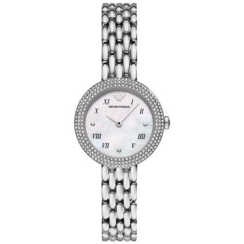 Uhren & Schmuck Damen Armbandühre Emporio Armani AR11354-ROSA Grau