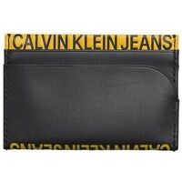 Taschen Herren Portemonnaie Calvin Klein Jeans K50K504993 LOGO POP CARDHOLDER-0GJ FASHION BLACK Schwarz