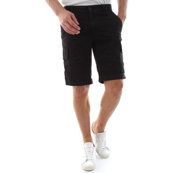Kleidung Herren Shorts / Bermudas Mason's CHILE BERMUDA ME303 - 2BE22146-014 BLACK Schwarz